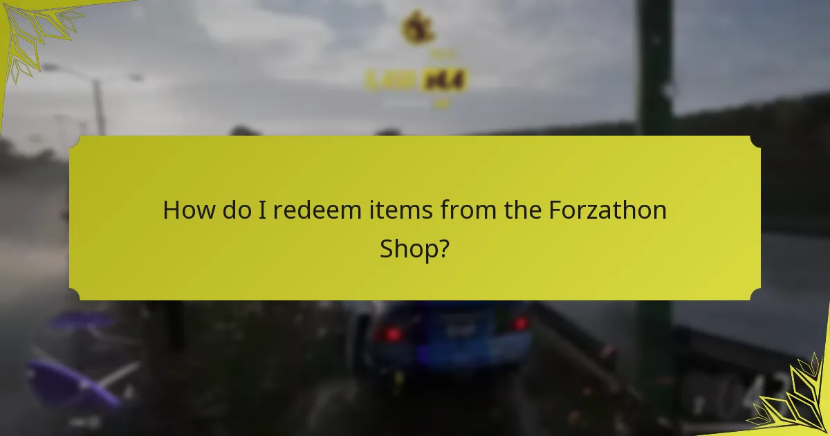 When can I access the Forzathon Shop?