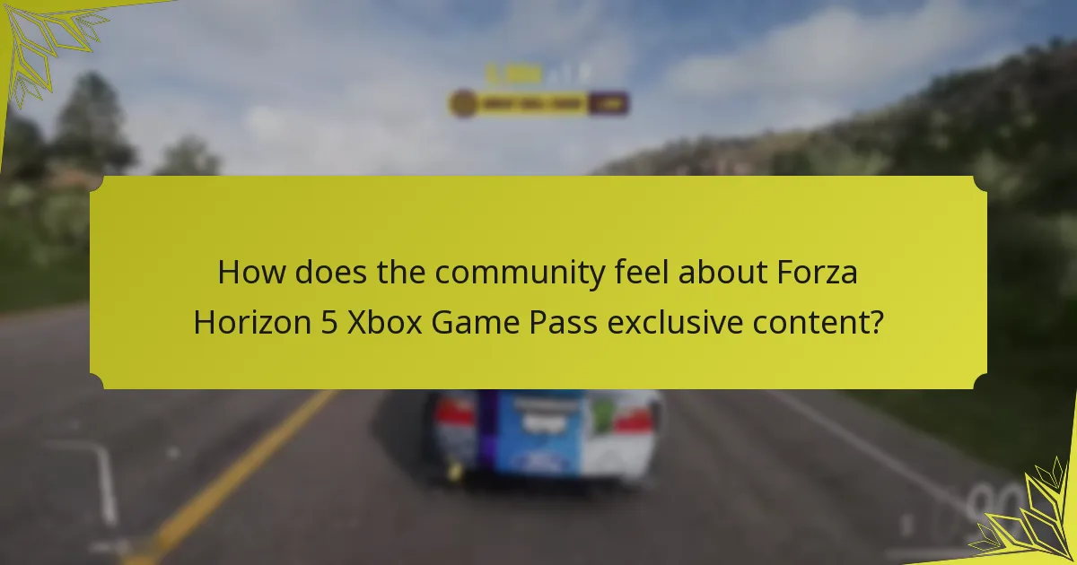 When is the exclusive content available in Forza Horizon 5?