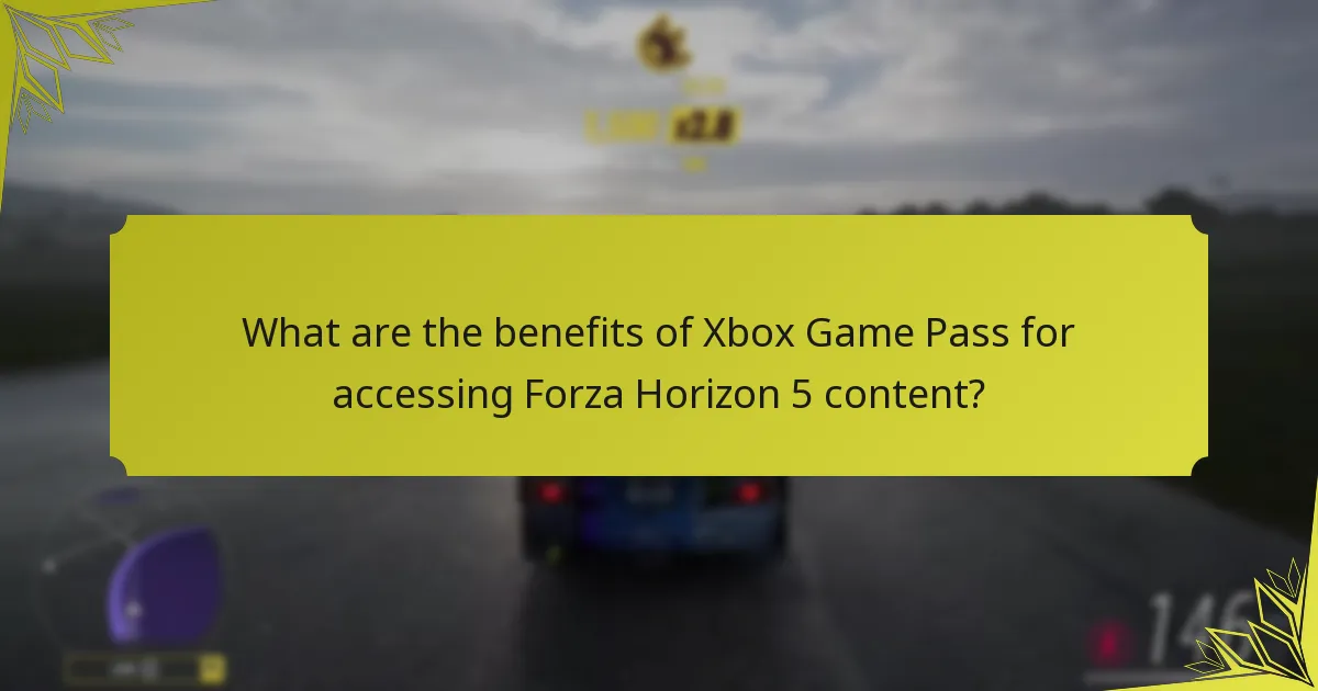 How does the community feel about Forza Horizon 5 Xbox Game Pass exclusive content?