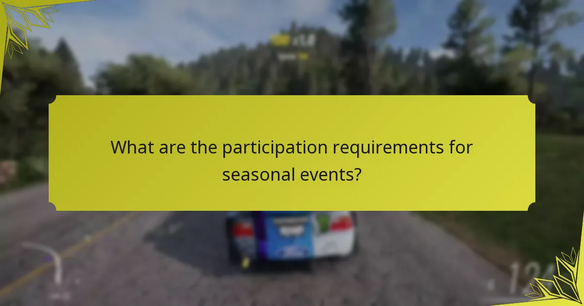 How do seasonal events compare to other event types in Forza Horizon 5?