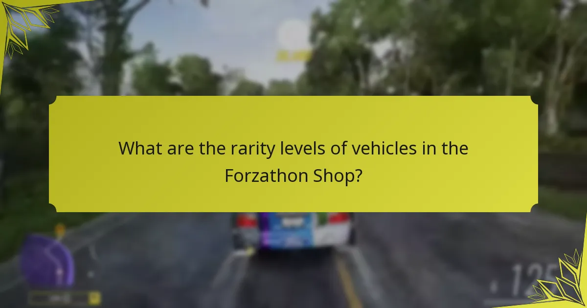 Which vehicles are currently available in the Forzathon Shop?