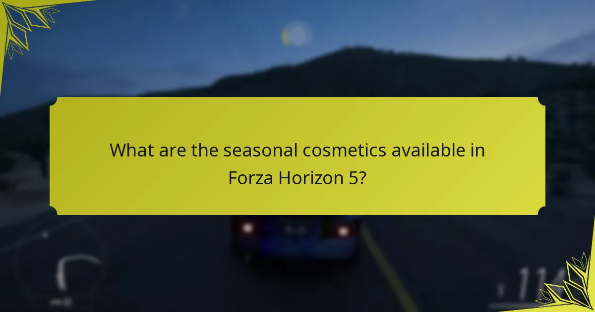 How do seasonal cosmetics compare across different seasons?