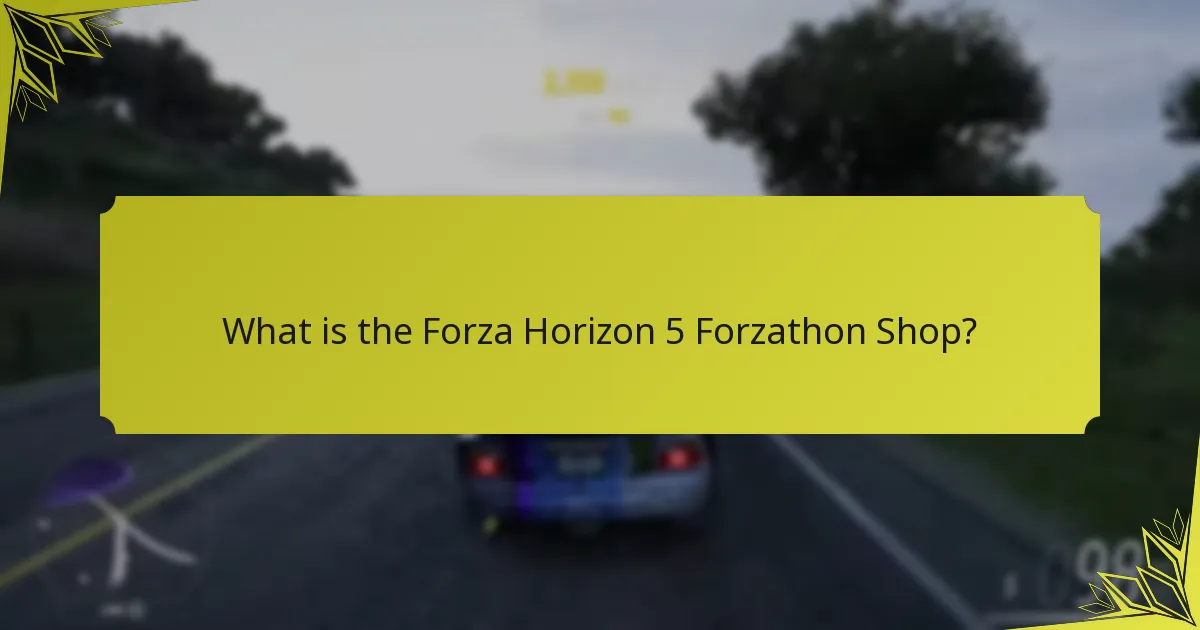 What is the rarity of items in the Forzathon Shop?