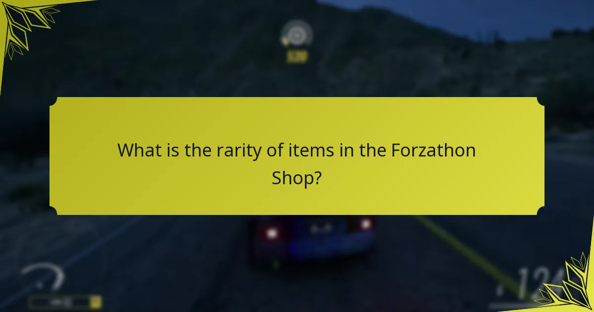 What insights can the community provide about the Forzathon Shop?